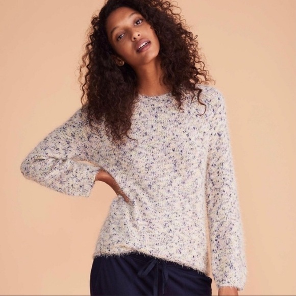 Lou & Gray Speckled Eyelash Sweater Size S - Picture 1 of 7